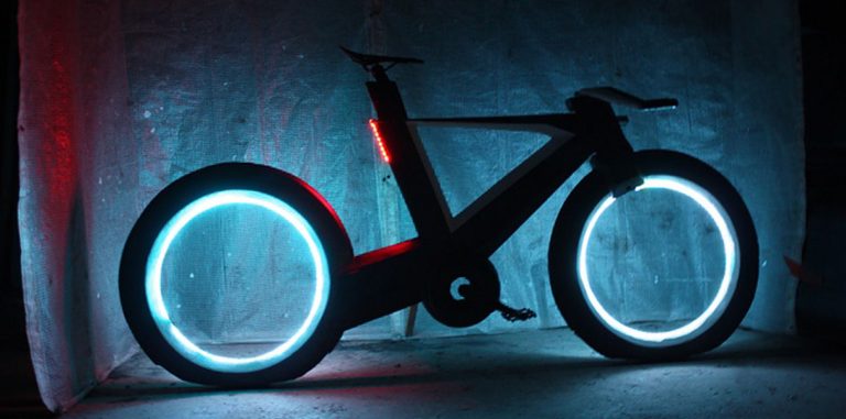 Cyclotron — умный футуристический велосипед без спиц