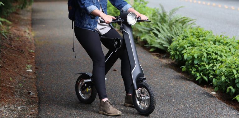 ScootMatic — самый легкий в мире складной велоскутер на электротяге