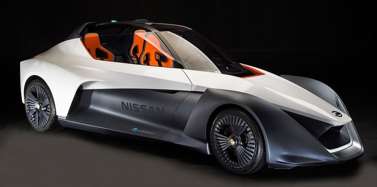 Bladeglider — футуристичный электрокар от Nissan