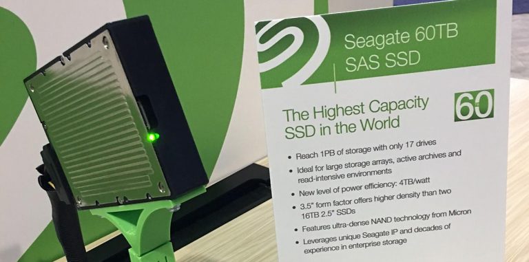 Seagate представила первый SSD-накопитель на 60 терабайт