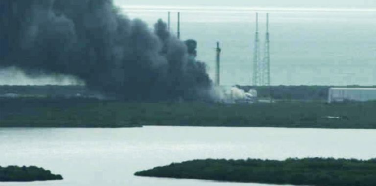 Ракета Falcon 9 взорвалась во время тестирования