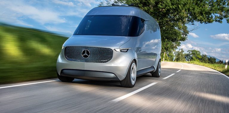 Mercedes-Benz представила концепт-фургон для доставки дронами
