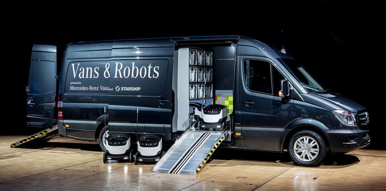 Robovan — перспективная система доставки роботами