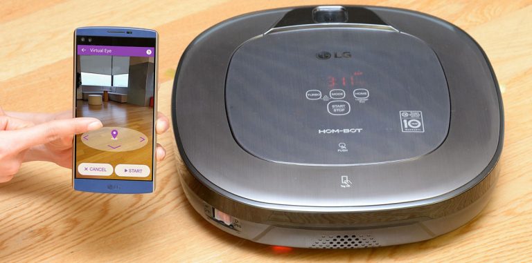 LG разработала пылесос с поддержкой дополненной реальности