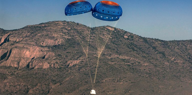 Blue Origin испытает систему эвакуации экипажа с New Shepard