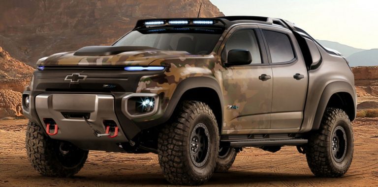 Chevy представила военный внедорожник на водороде