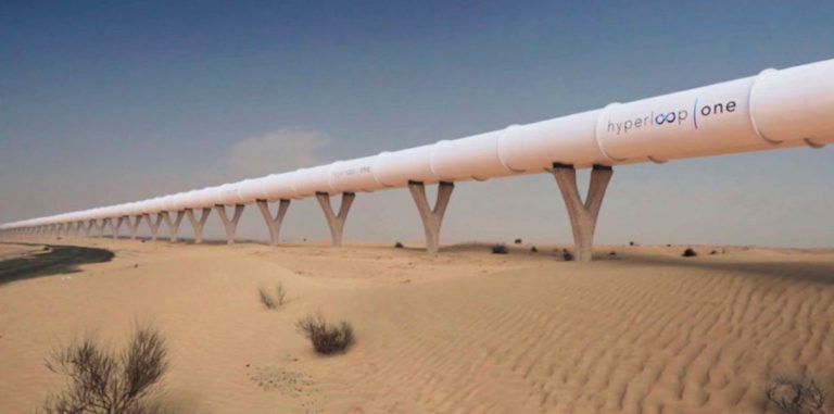 Дизайнеры представили тизер линии Hyperloop в Эмиратах