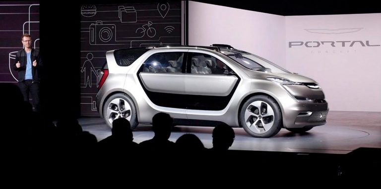 Chrysler покажет на CES 2017 умный минивэн Portal