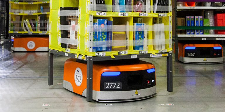 Amazon за год увеличила число своих роботов на 50%