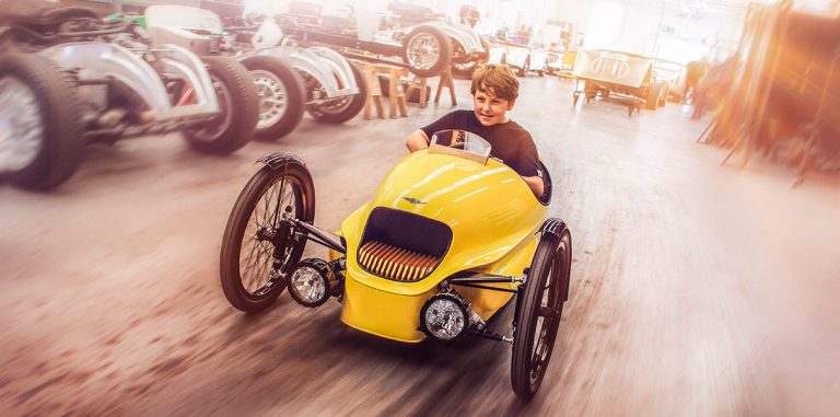 Morgan разработала трехколесный электромобиль для детей за $10 000