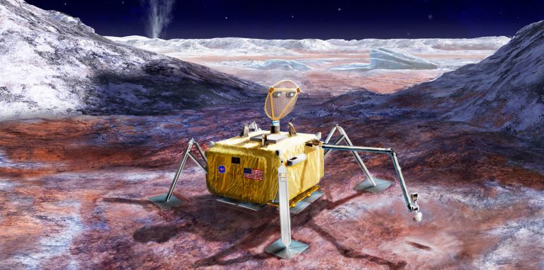 NASA показало прототип аппарата для поиска жизни на Европе