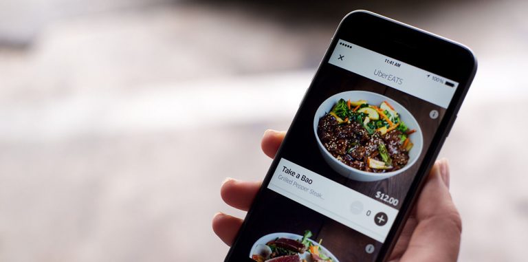 UberEATS впервые появился в России