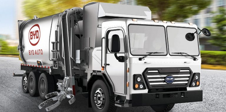 BYD представила электрический мусоровоз