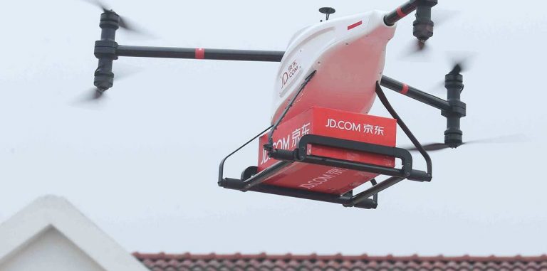 JD.com анонсировал дрона-курьера с грузоподъемностью до одной тонны