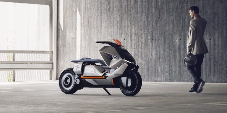 BMW представила концепт электроскутера Motorrad