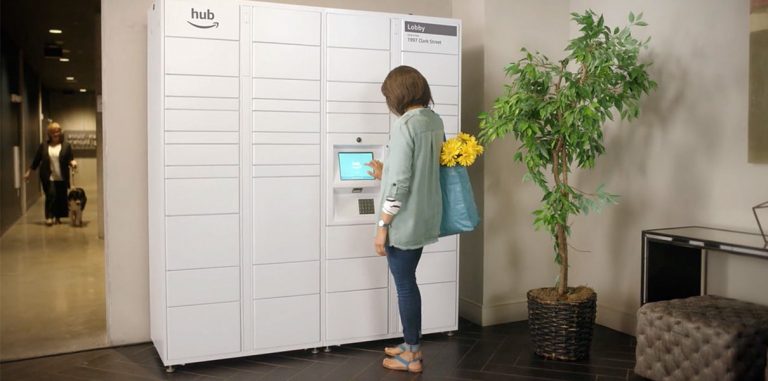 Amazon представила камеры хранения для посылок в многоквартирных домах