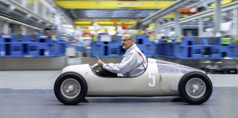 Audi распечатала на принтере гоночный автомобиль 1936 года