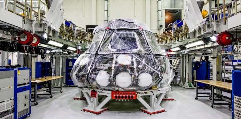 Проведены первые испытания жилого модуля космического корабля Orion
