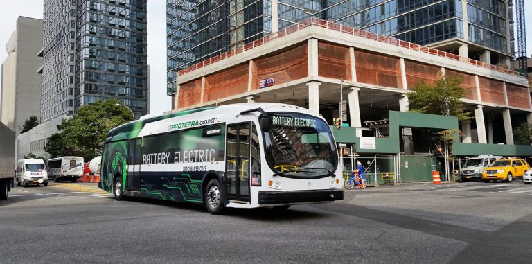 Электроавтобус Proterra прошел 1770 км на одном заряде