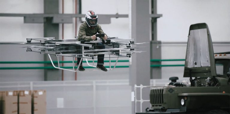 «Калашников» испытал летающий мотоцикл