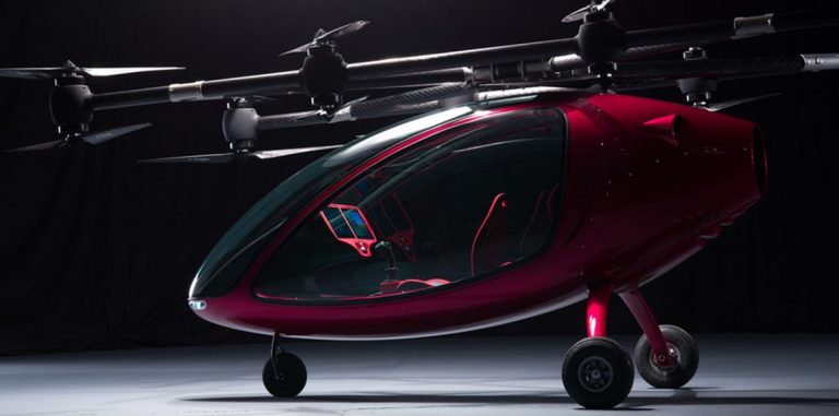 В Европе прошли испытания летающего такси Passеnger Drone