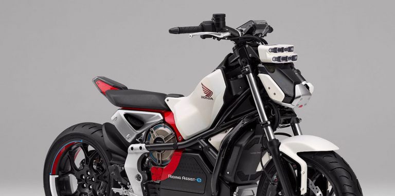 Honda представит самобалансирующийся электромотоцикл