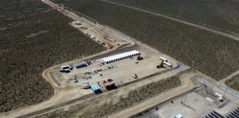 Видео со стройки Hyperloop сняли на дрон