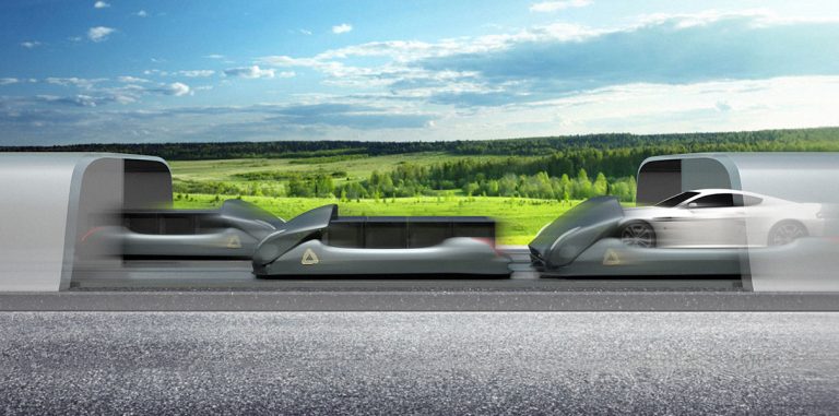 Стартап построит наземные Hyperloop-трассы для борьбы с пробками