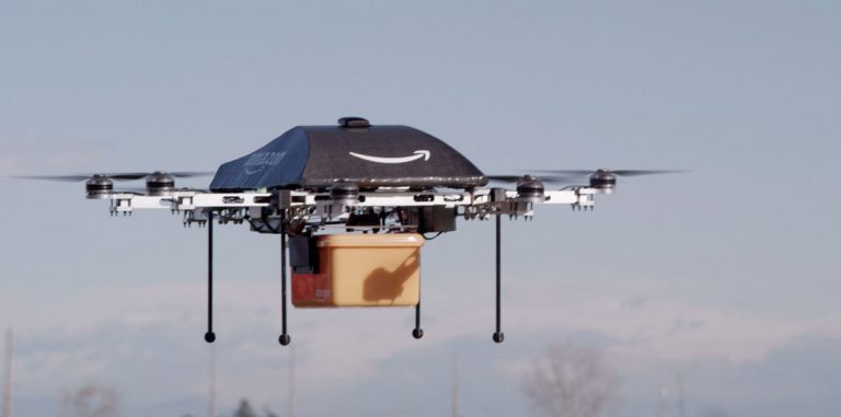 При аварии дроны Amazon будут намеренно разваливаться в воздухе
