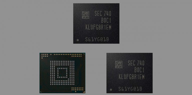 Samsung начала производство чипов памяти на 512 Гб для смартфонов