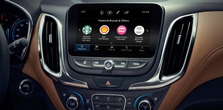 Автомобили GM позволят делать покупки прямо с консоли