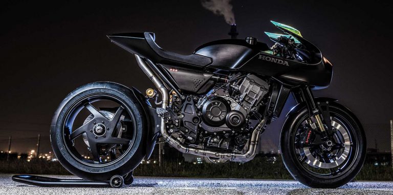 Honda CB4 Interceptor — мотоцикл, использующий энергию ветра