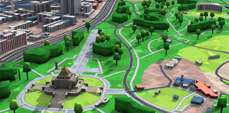 eeGeo создает трехмерные карты городов всего мира