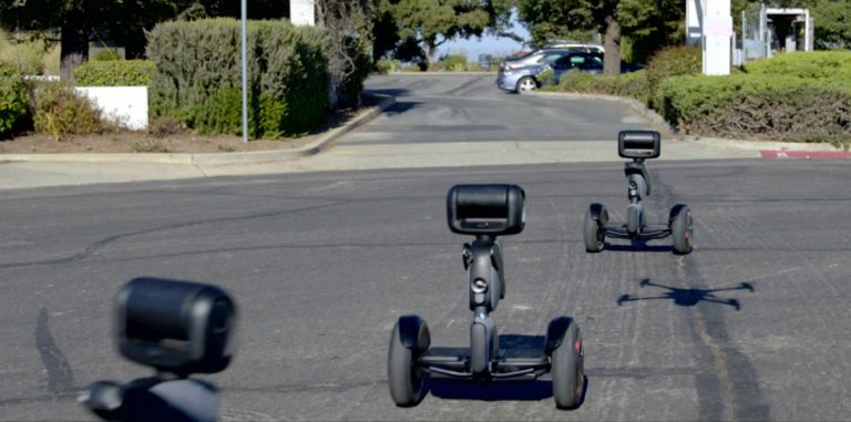 Создан робот-охранник на базе гироскутера Segway