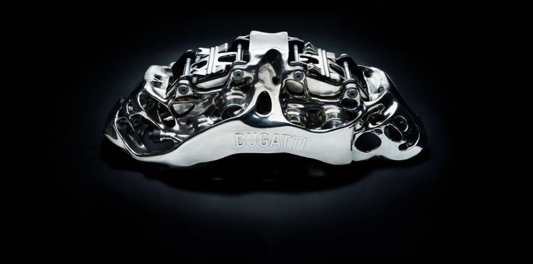 Bugatti напечатала первый в мире титановый тормозной суппорт