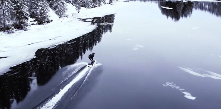 Представлена электрическая доска для вейкбординга