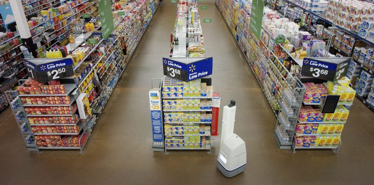 Роботы в Walmart: сотрудники их любят, покупатели игнорируют