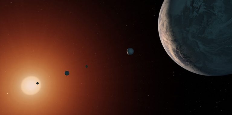 Определена плотность похожих на Землю планет системы TRAPPIST-1