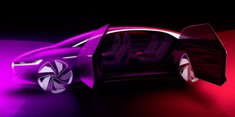 Volkswagen показал концепт электрического робомобиля без руля