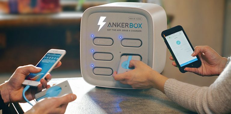 AnkerBox предлагает зарядные устройства для гаджетов напрокат