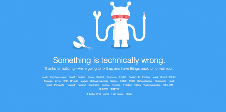 Twitter оказался недоступен для пользователей по всему миру
