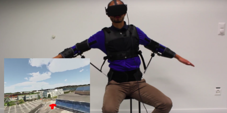 В Швейцарии появился экзоскелет для управления дроном FlyJacket