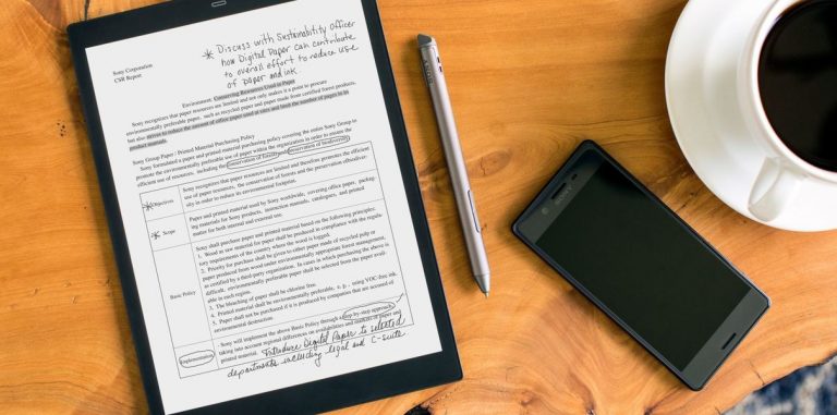 Sony открыла предзаказ на «бесконечный блокнот» — планшет Digital Paper