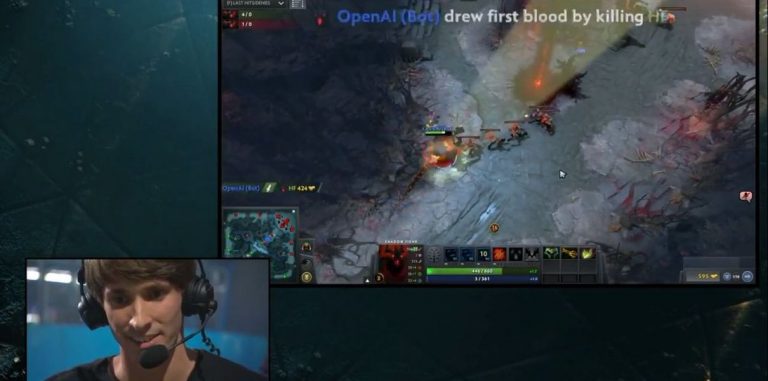 Команда ИИ cыграет с профессиональными игроками в Dota 2