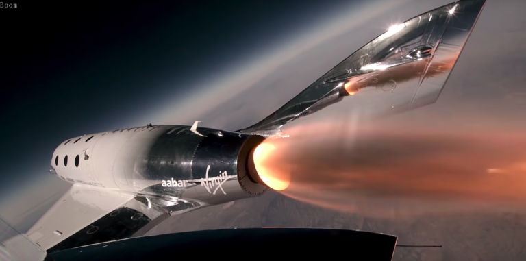 Космоплан VSS Unity разогнали до скорости в 2,6 тыс. км/час за 42 секунды. Это рекорд!