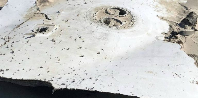Экологи снова нашли огромный кусок от Falcon 9 на пляже около космодрома SpaceX