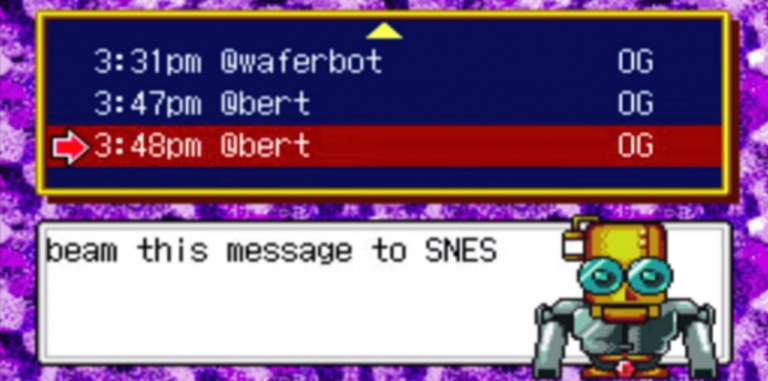 Программист встроил трансляцию сообщений из Slack в консоль SNES