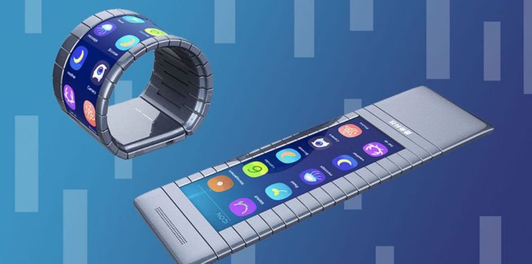 Moxi выпустит первый в мире гибкий смартфон