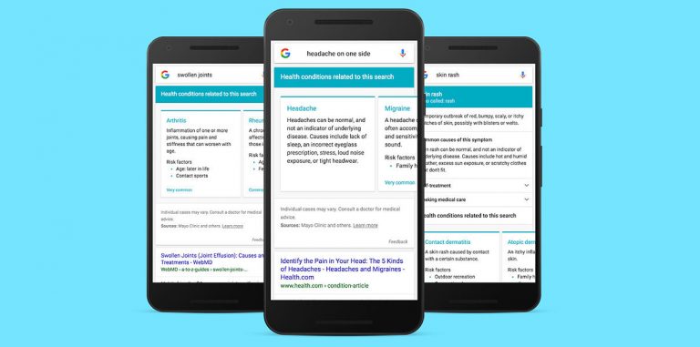 Поиск Google поможет поставить диагноз