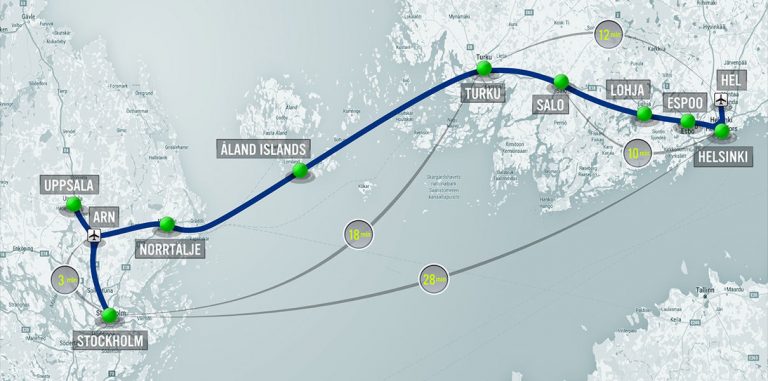 Hyperloop в Скандинавии обойдется дешевле скоростной железной дороги